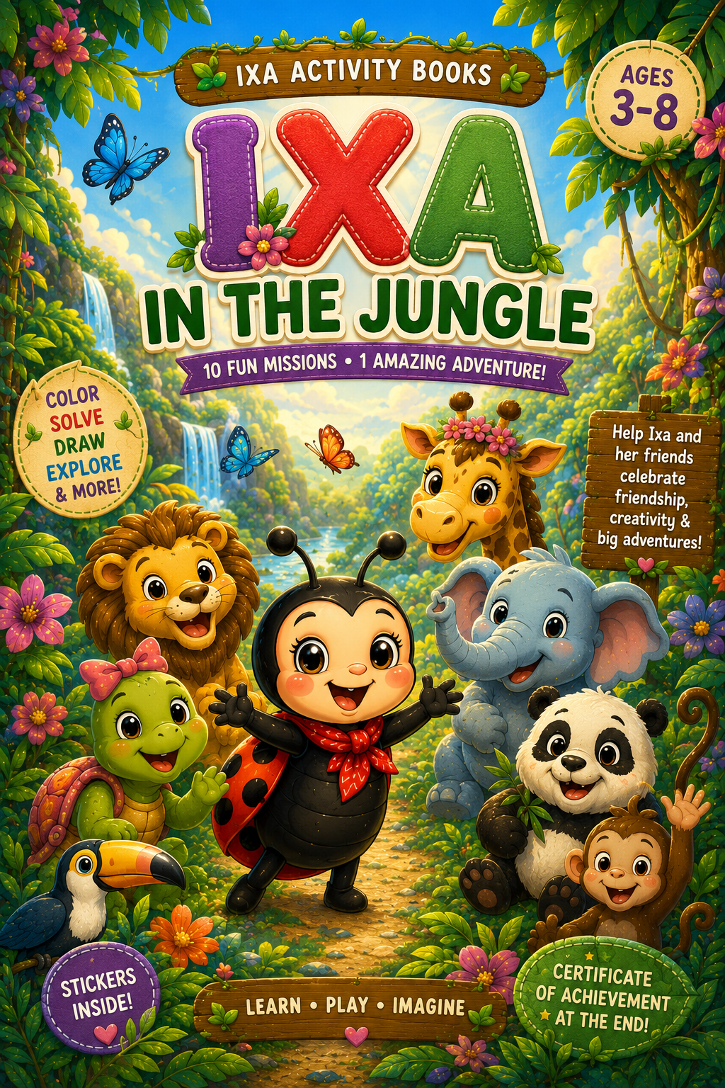 Ixa's Activity Book Cover