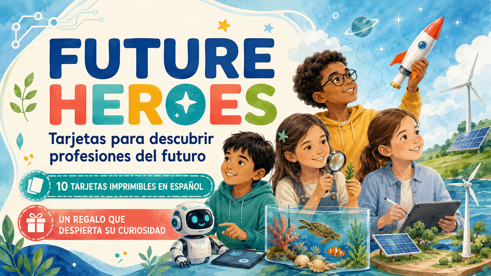 Tarjetas de carreras STEM Portada